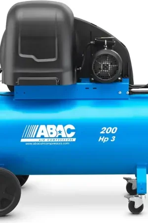 Abac Compresseur 200L 3CV Mono-étagé Insonorisé Dernier Modèle